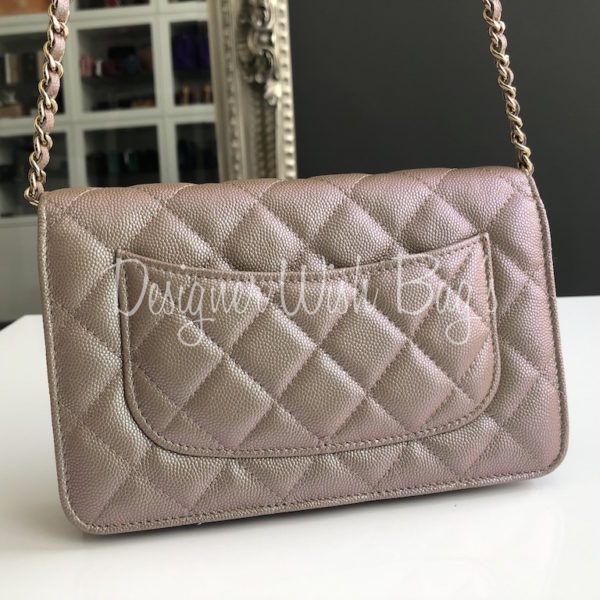 Chanel WOC Iridescent Beige 19S