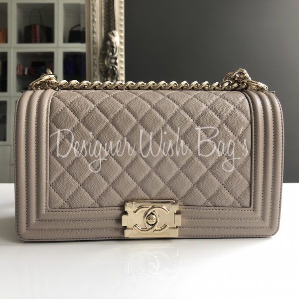 CHANEL, Bags, Authentic Medium Chanel Boy Bag With Antique Gold Hardware  Trade Considered