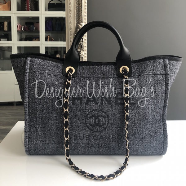 Chanel Deauville Grey-Black