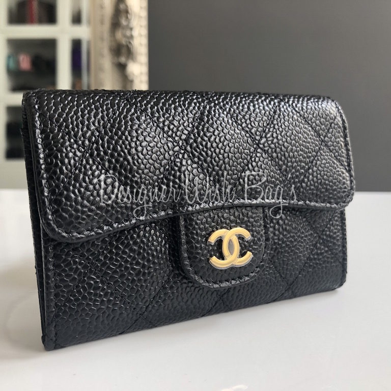 Chanel Card Holder GHW - Designer WishBags