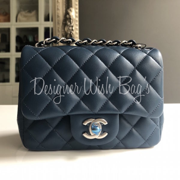 Chanel Mini Square 19B Blue