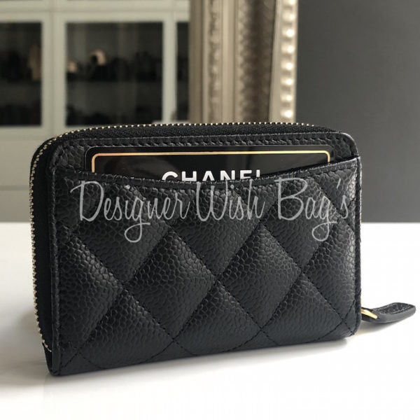 chanel card holder back pocket
