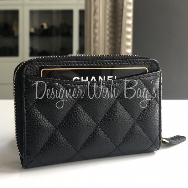 Chanel Matte Caviar Zippy Coin Wallet Neon Pink – DAC