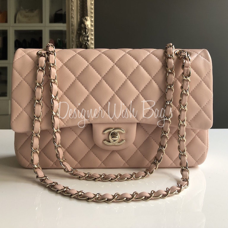 Chanel Timeless Medium Powder Pink - Designer WishBags