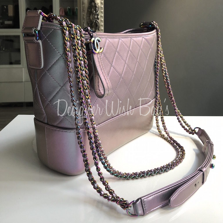 Chanel Gabrielle Iridescent Rainbow - Designer WishBags