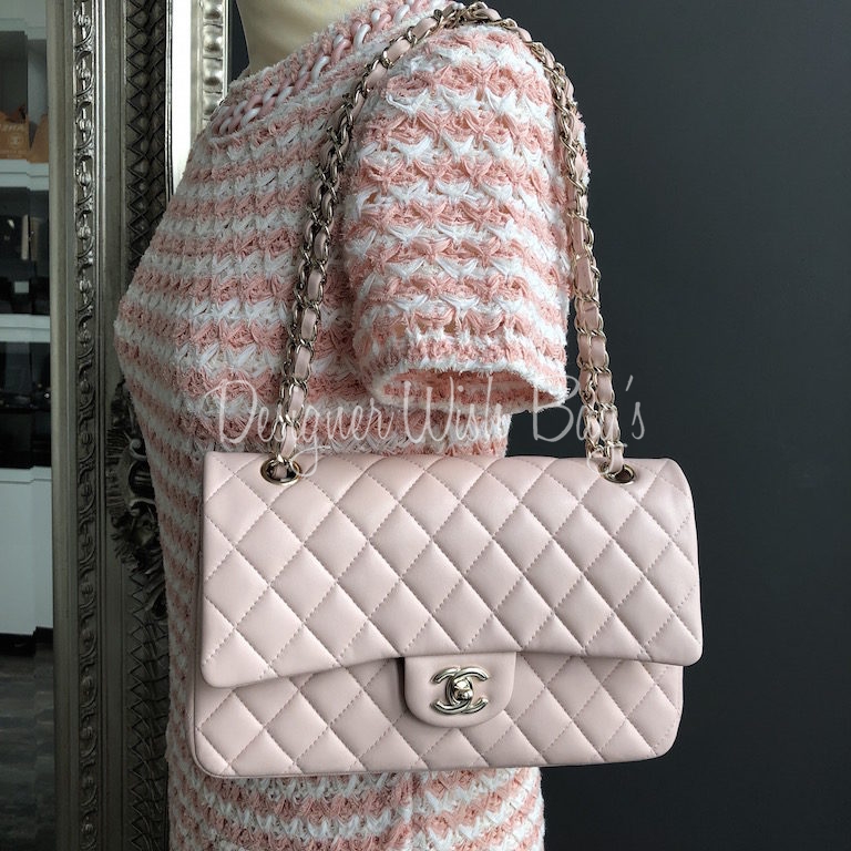 Chanel Timeless Medium Powder Pink - Designer WishBags