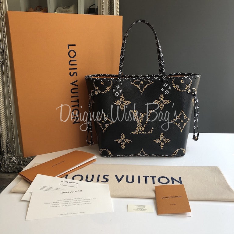Louis Vuitton pre-owned medium Jungle Neverfull tote - ShopStyle