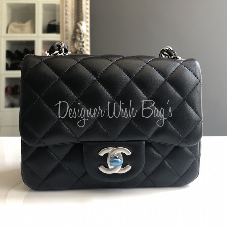 Chanel Mini Square Black 19B - Designer WishBags