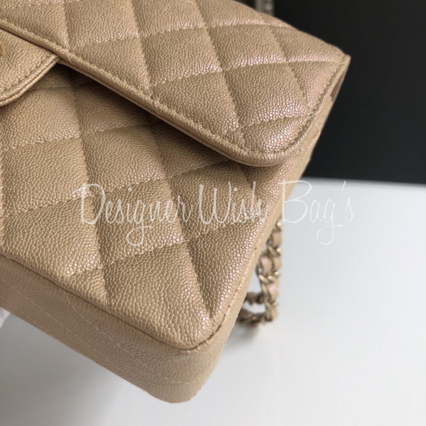 Chanel Timeless Iridescent Beige 19S - Designer WishBags