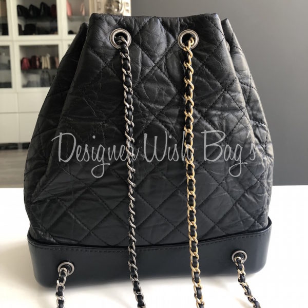 Chanel Backpack Gabrielle Black - Designer WishBags