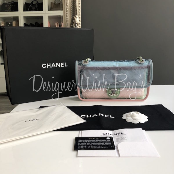 Chanel clear bag replica 2025