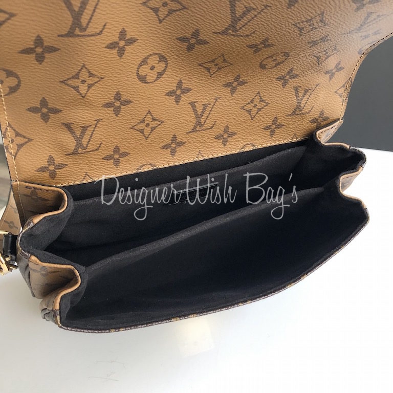 Louis Vuitton Pochette Metis Brown Monogram Reverse Canvas Shoulder Ba -  MyDesignerly