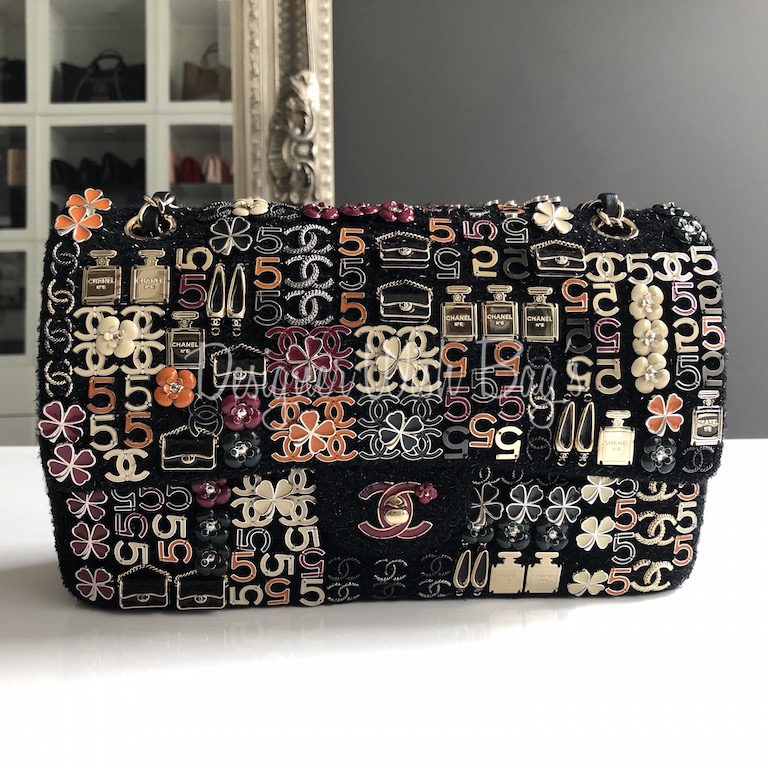 chanel tweed purse