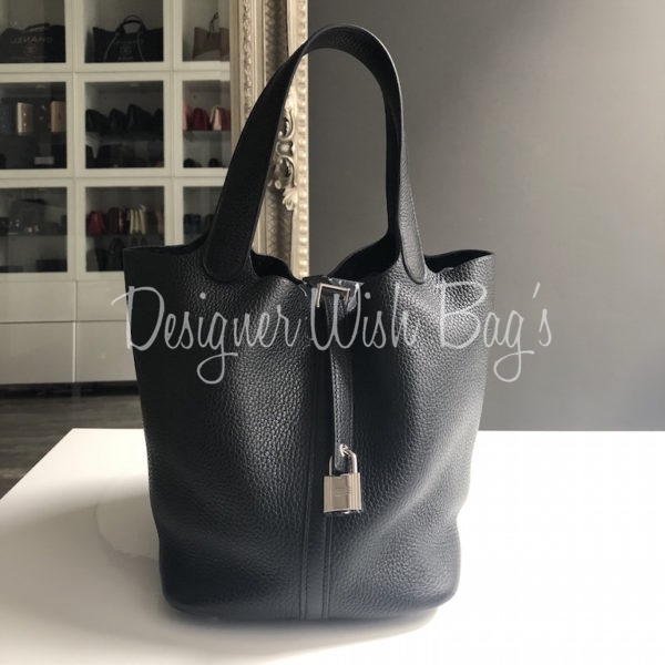 hermes picotin 22 black