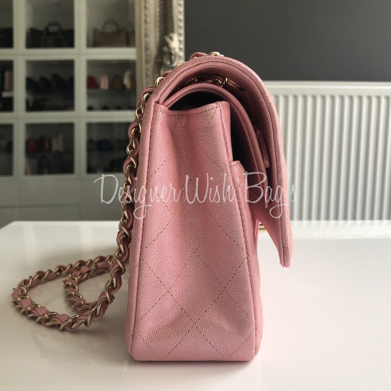Chanel Wallet Pink Iridescent 19S
