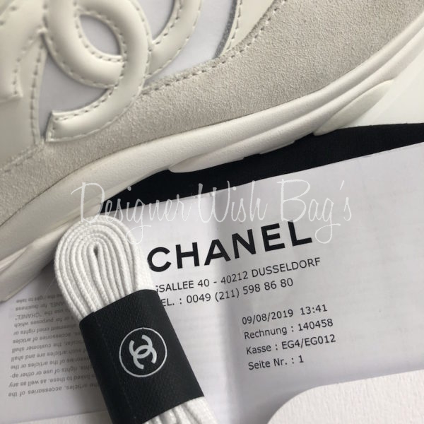 Chanel Sneakers White 39 - Designer WishBags