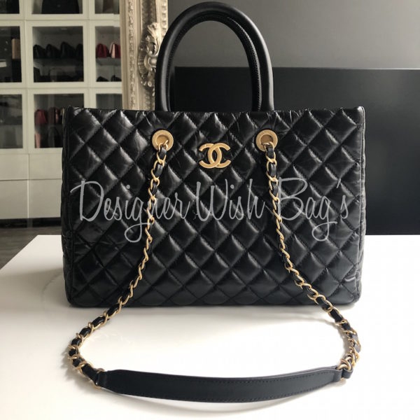 Chanel Aged Calfskin Coco Allure Shopping Tote 