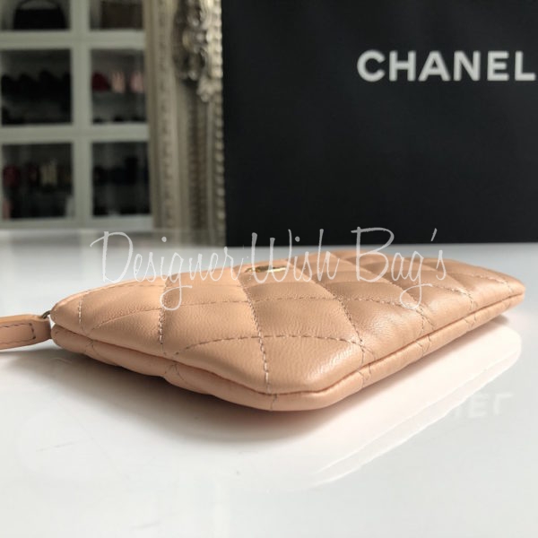 Chanel O Case Small Beige - Designer WishBags