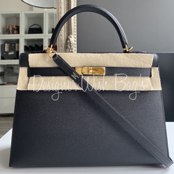 hermes kelly 32 black