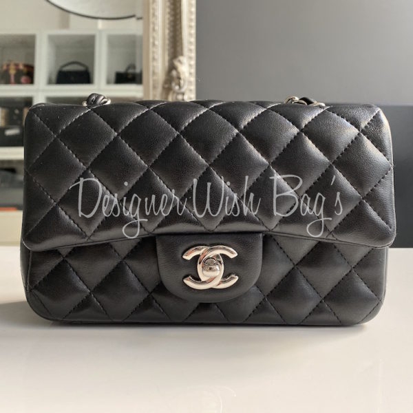 Chanel Mini Black Rectangular - Designer WishBags