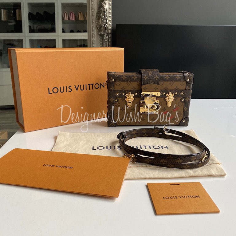Louis Vuitton LV GHW Petite Malle Shoulder Bag M45960 Monogram