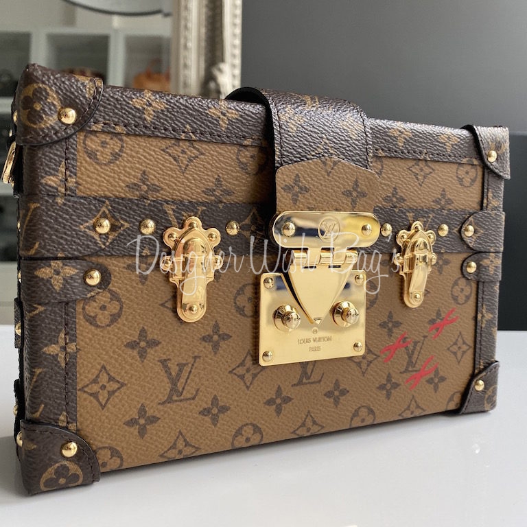 Louis Vuitton Petite Malle Bag Trunk - Like New - OneLuxury