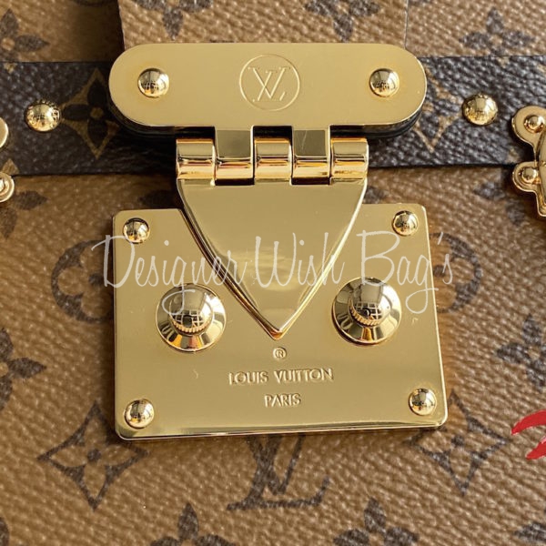 LOUIS VUITTON Monogram Reverse Petite Malle Gold Buckle Shoulder Bag B –  Brand Off Hong Kong Online Store