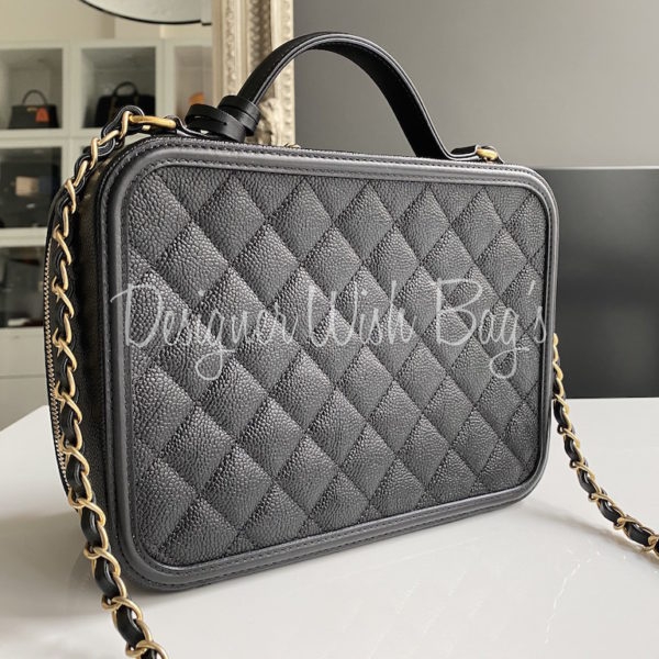 Chanel Vanity Filigree Black - Designer WishBags