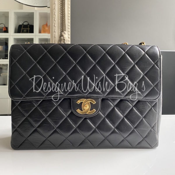 Chanel Jumbo Single Flap GHW - Designer WishBags