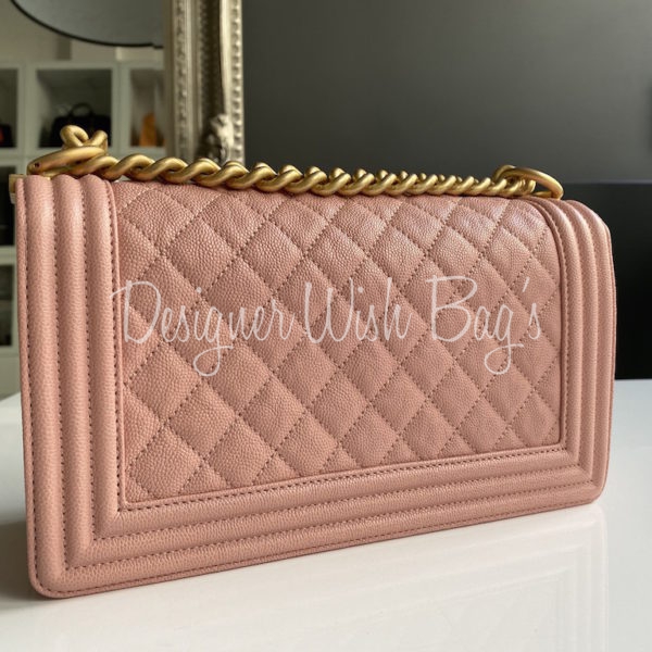 Chanel Boy Pink Caviar - Designer WishBags
