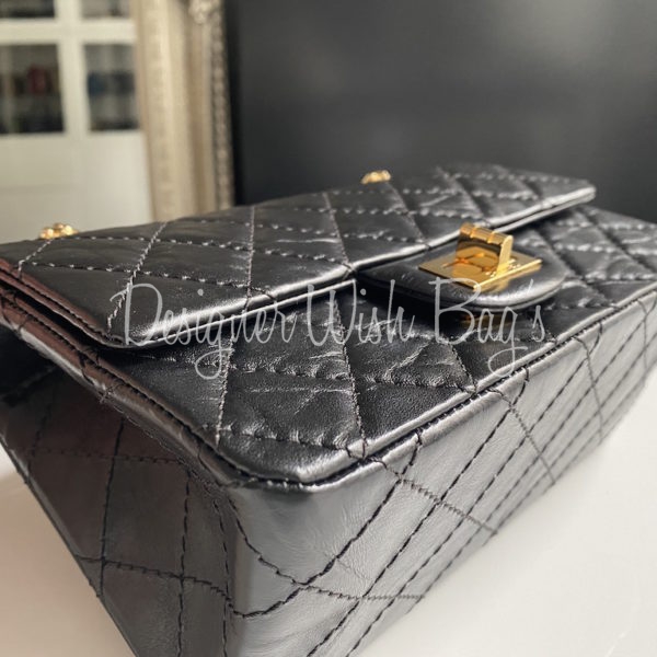 Chanel 2.55 Reissue 226 Black PHW, Luxury, Bags & Wallets on Carousell