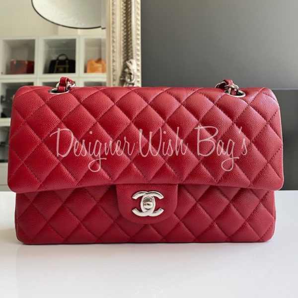 Chanel Classic Medium Red 17B