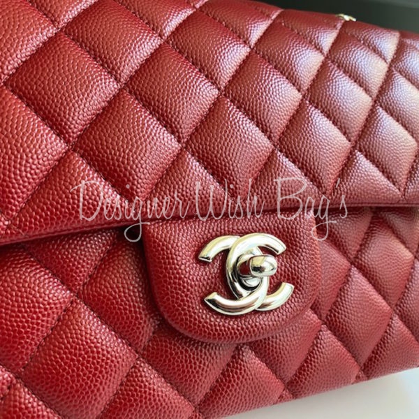 Chanel Classic Medium Red 17B - Designer WishBags