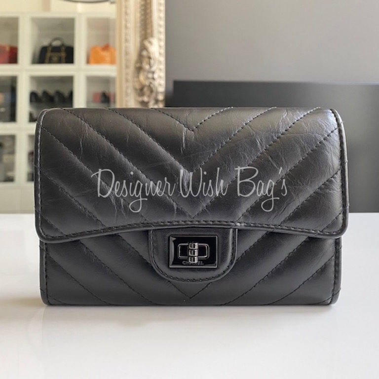 Chanel Reissue So Black Wallet - Designer WishBags