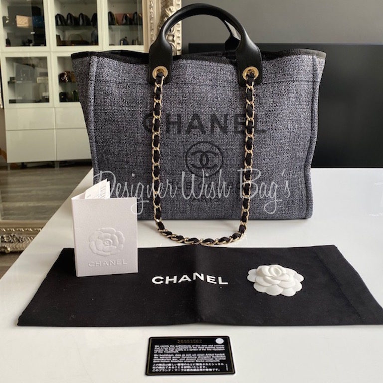 Shop CHANEL DEAUVILLE Unisex Canvas A4 2WAY Totes (AS3351B0843594305) by  IFME_AK
