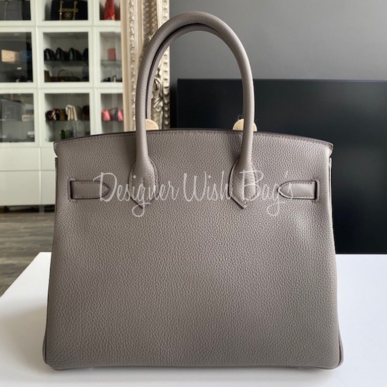 Hermès Birkin 30 Gris Etain - Designer WishBags
