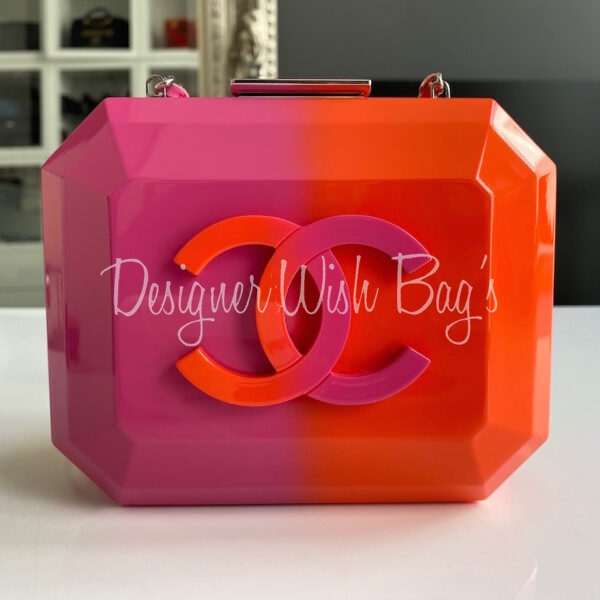 Chanel Minaudière Plexiglas Runway - Designer WishBags - part of