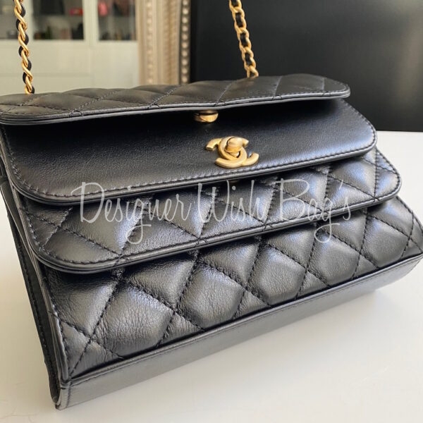 Chanel Triple Flap Bag Small - Designer WishBags