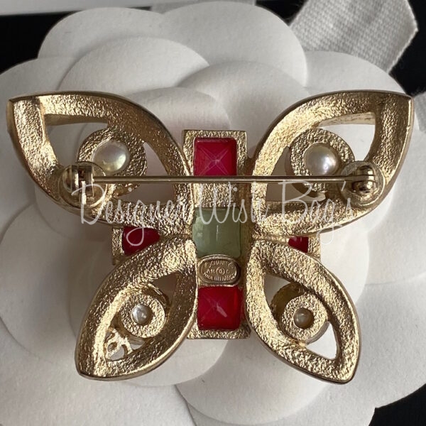 Butterfly Art-Deco Chanel Brooch - Designer WishBags