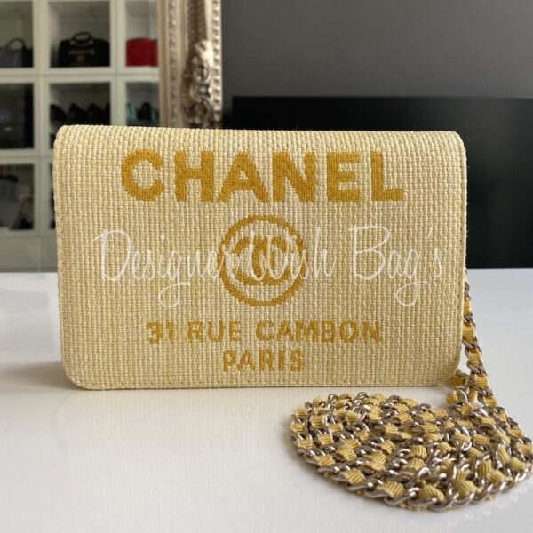 Chanel WOC Deauville Yellow