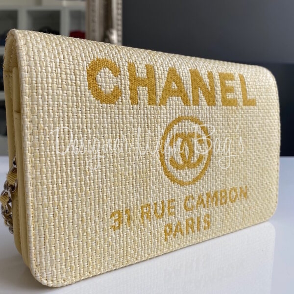 Chanel Multicolor Striped Raffia Large Deauville Tote, myGemma