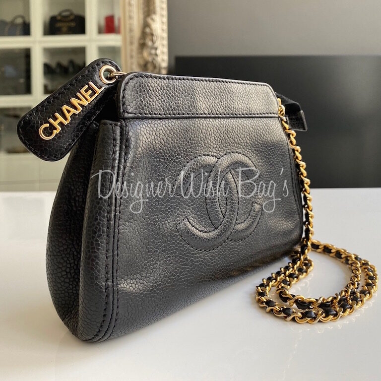chanel small purse bag leather