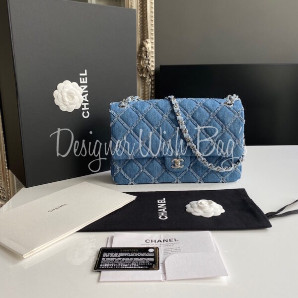 Chanel Denim Flap Bag 20S  Designer WishBags