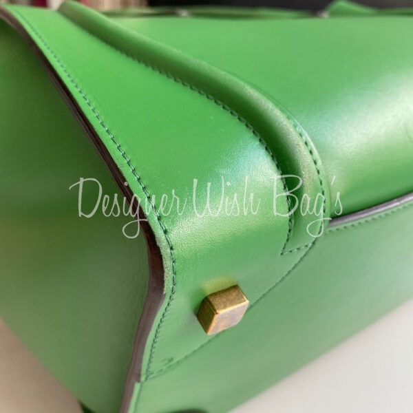Celine Mini Luggage Green Designer WishBags