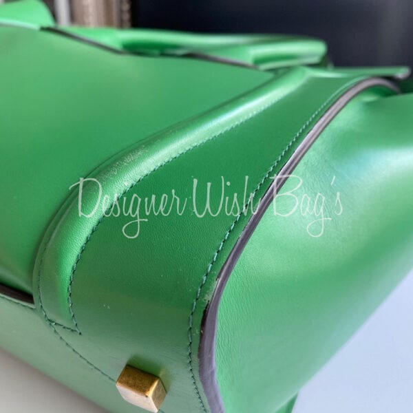 Celine Mini Luggage Green Designer WishBags