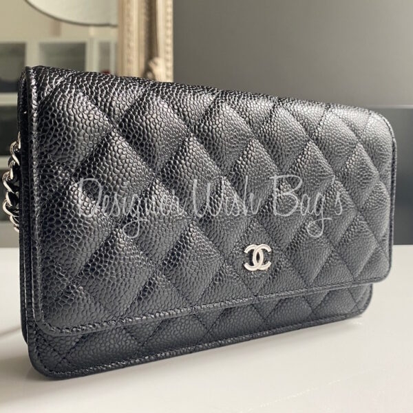 Pristine 19S Chanel Chic Pearls Quilted Flap Bag Black GHW