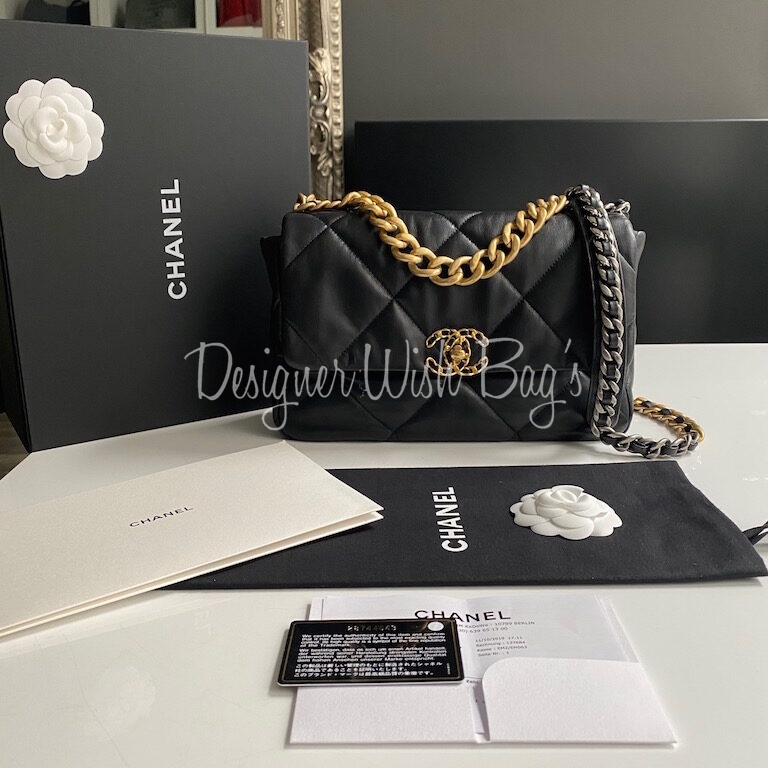 Chanel 19 Bag Black - 182 For Sale on 1stDibs  chanel 19 black bag, chanel  19 medium black, chanel 19 handbag black