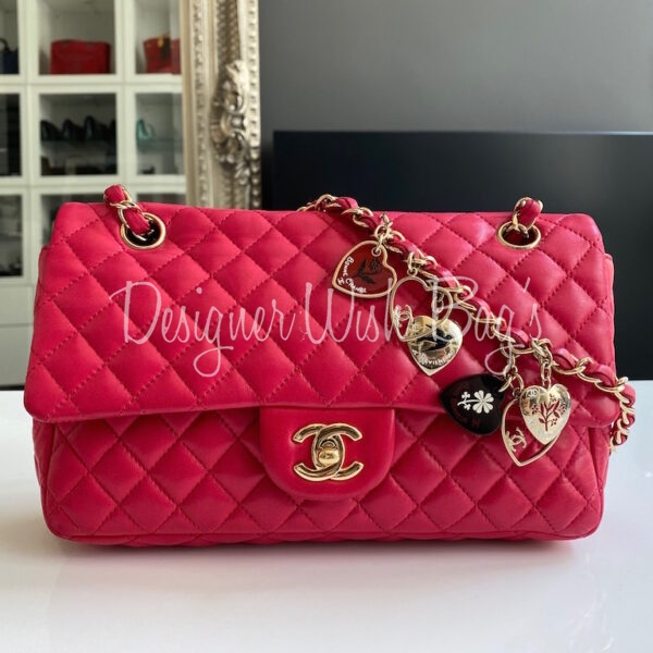 Chanel Limited Edition Pink Quilted Lambskin Leather Medium