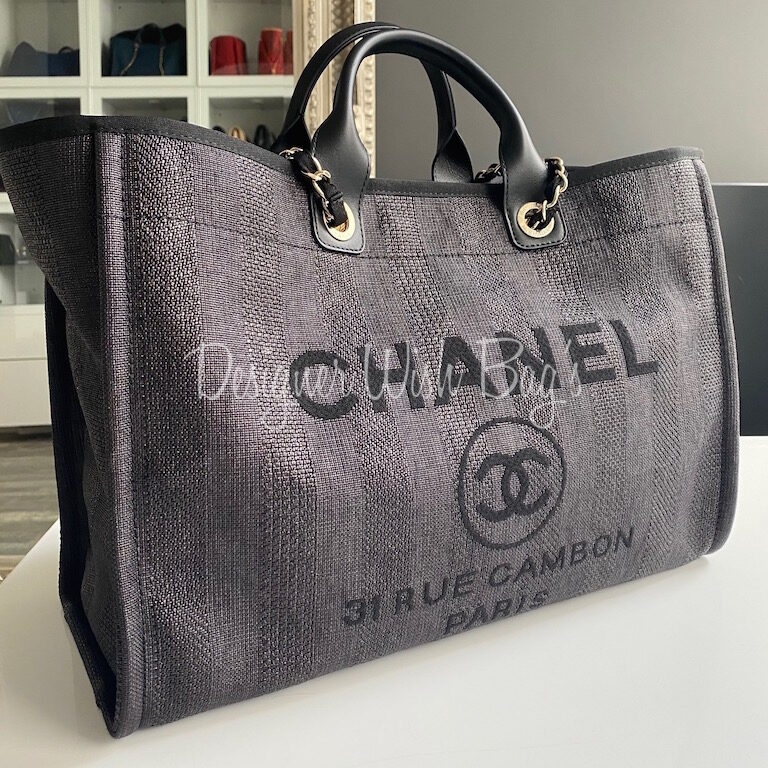 Chanel Deauville Black 20P - Designer WishBags