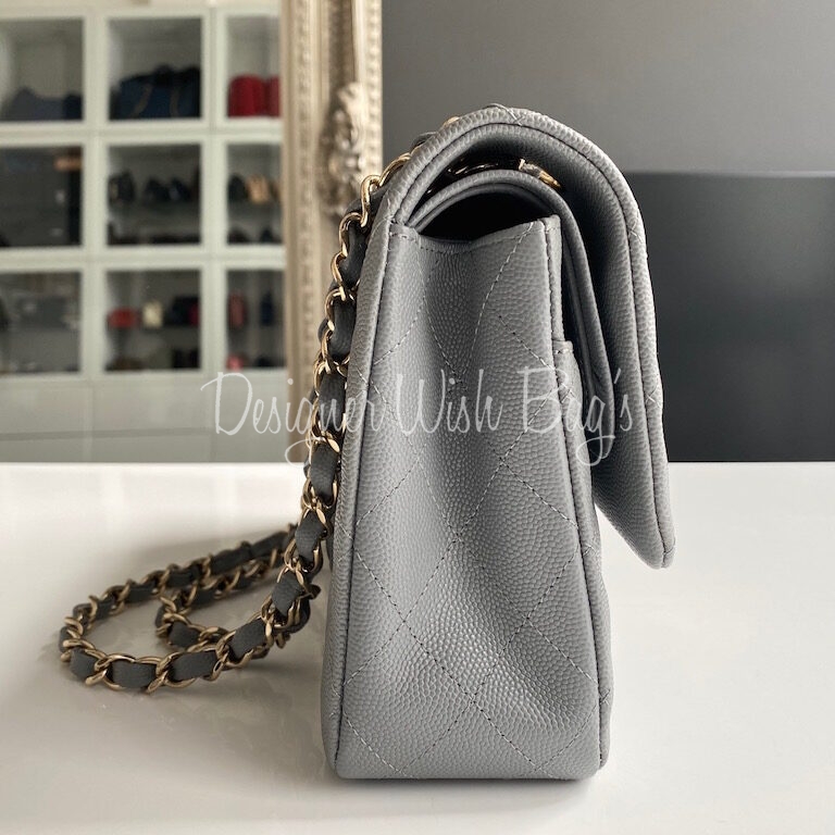 Chanel Medium Flap Grey 20C